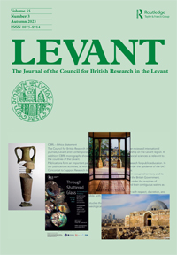 Levant vol. 55.3 (2023)